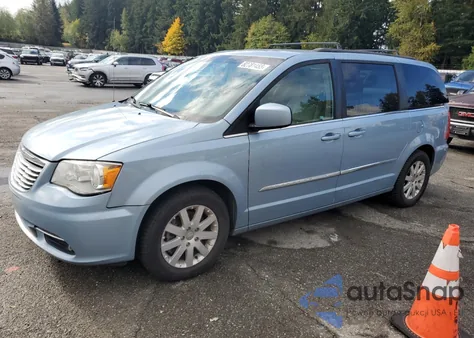 2013 Chrysler Town & Country Touring из США, поврежденный, VIN 2C4RC1BGXDR540496